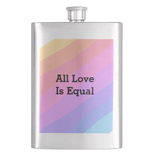 Petaca Todo el amor es igual Mes del orgullo arcoíris LGB