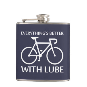 Petaca Todo es mejor con el lubricante