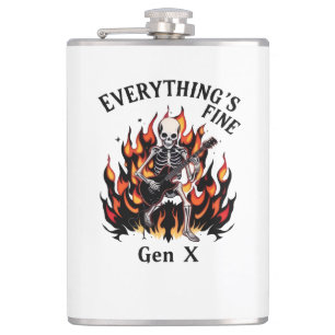 Petaca Todo está bien, Gen X - Vinyl Envuelto