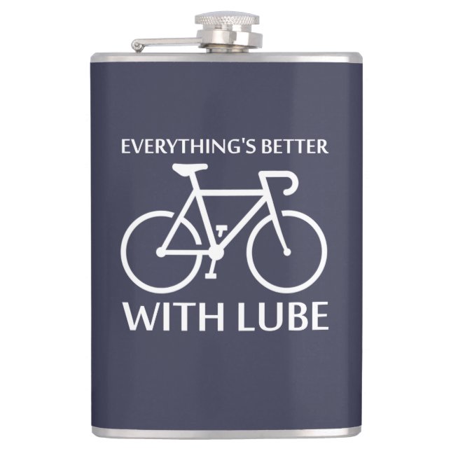 Petaca Todo está mejor con Lube (Anverso)