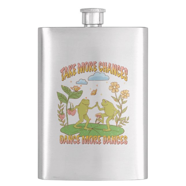 Petaca Toma más oportunidades, baila más bailes (Anverso)