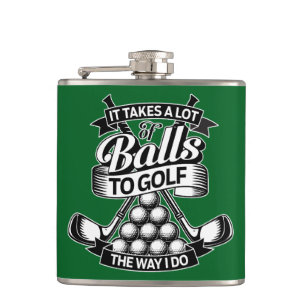 Petaca Toma un montón de bolas - golf divertido