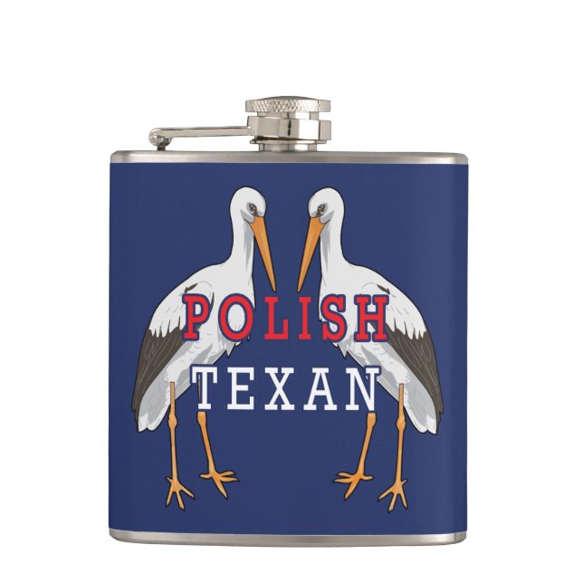 Petaca Tormenta blanca texana polaca (Anverso)