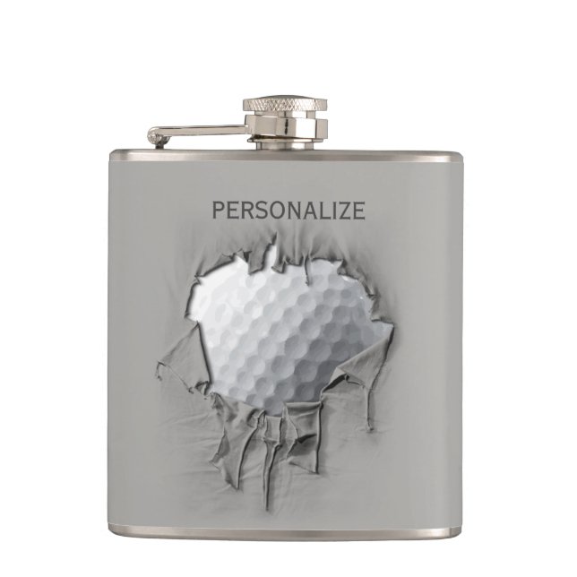 Petaca Torn Golf Ball (Anverso)