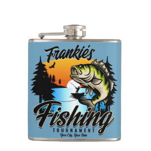 Petaca Torneo de Pesca Personalizado Pez Pescador Trucha