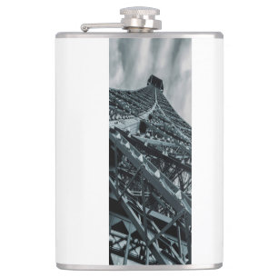 Petaca Torre Eifel de París Acero y cielo