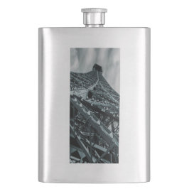 Petaca Torre Eifel Paris Steel y el cielo Flask
