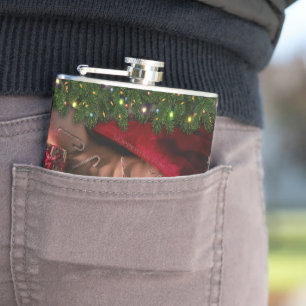 Petaca Torso masculino de seis músculos abdominales desnu