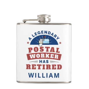 Petaca Trabajador Postal Jubilado Reparto de Correo Diver