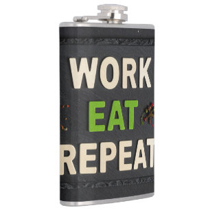 Petaca Trabajar comer repetir
