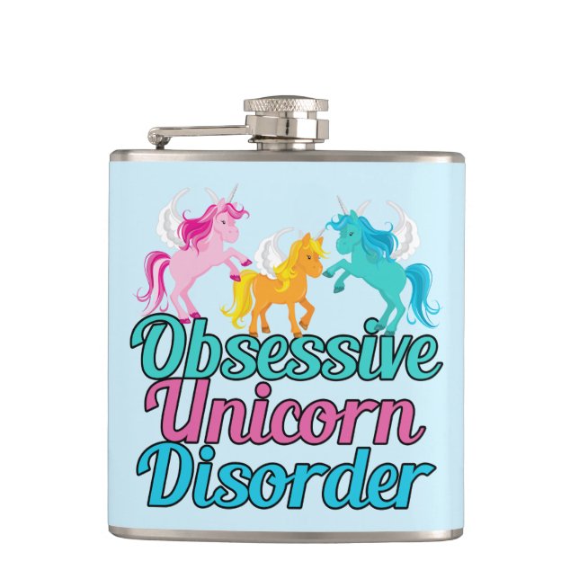 Petaca Trastorno obsesivo del Unicornio (Anverso)