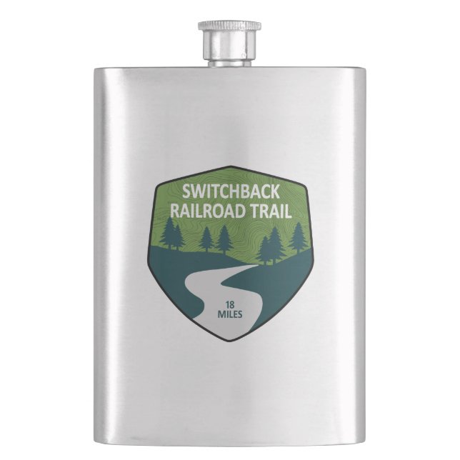 Petaca Trayecto ferroviario de conmutación (Anverso)