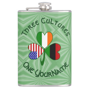 Petaca Trébol personalizado de la diáspora africana