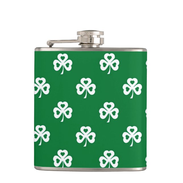 Petaca Treboles del Día de San Patricio (Anverso)