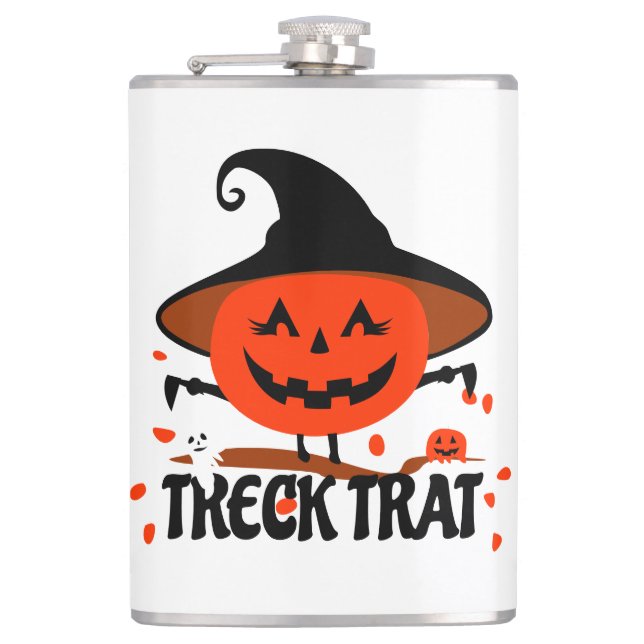 Petaca Treck Trat Pumpkin Sonriente (Anverso)