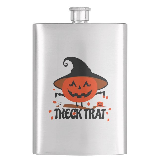 Petaca Treck Trat Pumpkin Sonriente (Anverso)