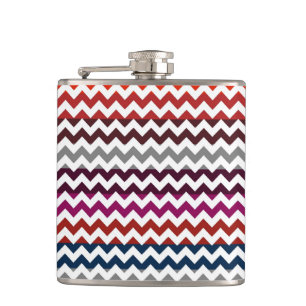 Petaca Trendy Chevron Zigzag Pattern