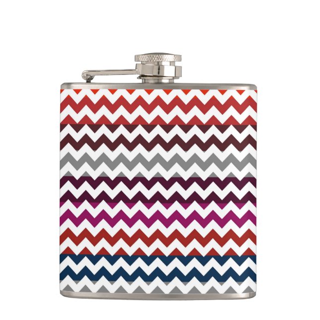 Petaca Trendy Chevron Zigzag Pattern (Anverso)