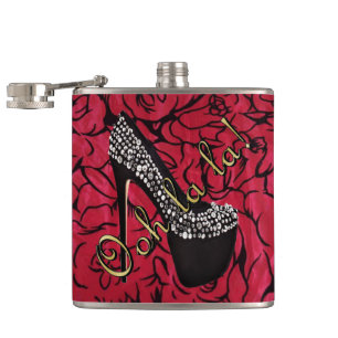 Petaca Tres Modas Rouge Fleurs