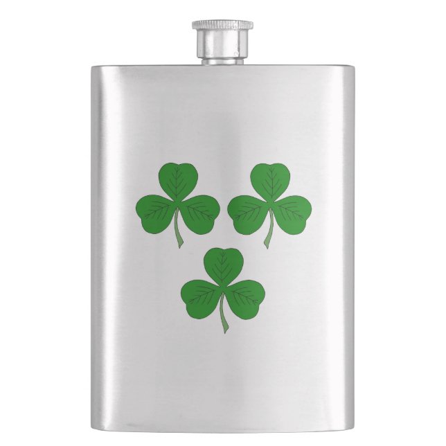 Petaca Tres Shamrock (Anverso)