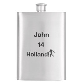Petaca Tributo personalizado para fanático del fútbol de 