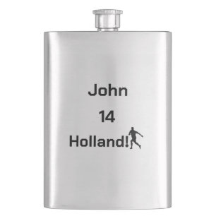 Petaca Tributo personalizado para fanático del fútbol de 