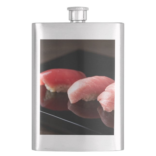 Petaca Triple Tuna – Minimal Maguro Classic Flask (Anverso)