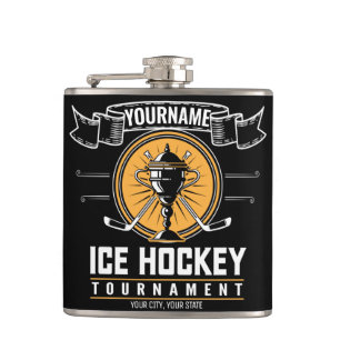 Petaca Trofeo de hockey sobre hielo personalizado para ju