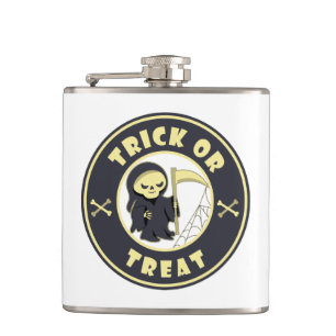Petaca Truco o tratar el carácter de pañal gris de Hallow