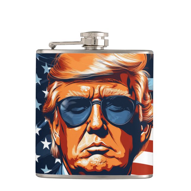 Petaca Trump 2024 - USA - Make America Great Again (Anverso)