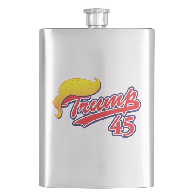 Petaca Trump-45 con pelo (Anverso)