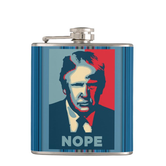 Petaca Trump Nope Flask (Anverso)