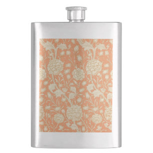 Petaca Tulipán Salvaje Patrón Floral Vintage de William M