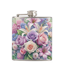 Tumblador térmico de la flor pastel