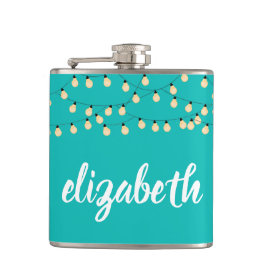 Petaca Turquesa Personalizada