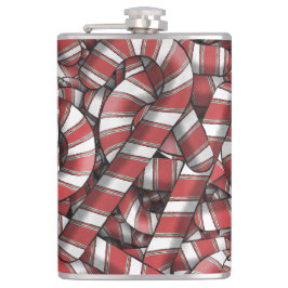Petaca Twided Red Striped Abstract Candy Canes