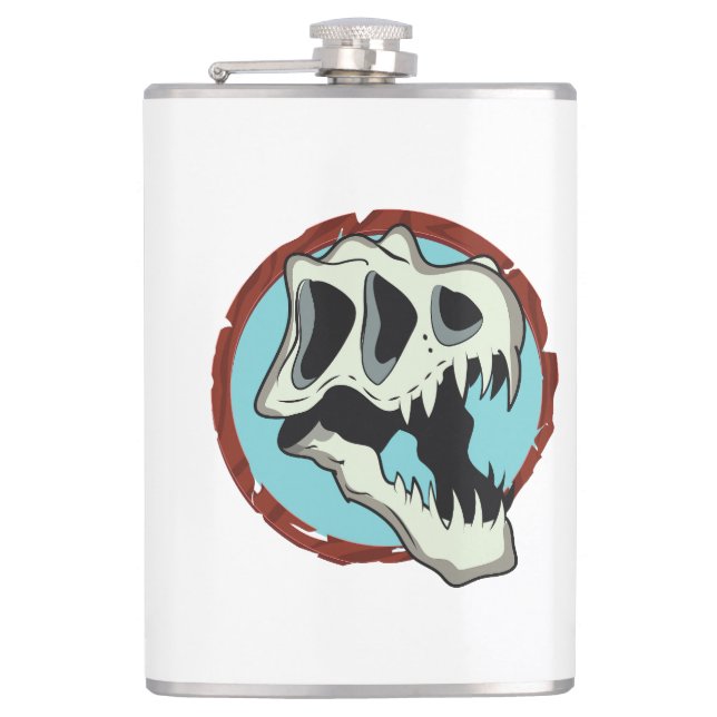 Petaca Tyrannosaurus Skull (Anverso)