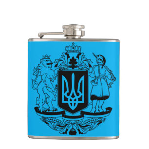 Petaca Ucrania Gran escudo de armas