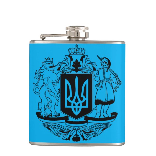 Petaca Ucrania Gran escudo de armas (Anverso)