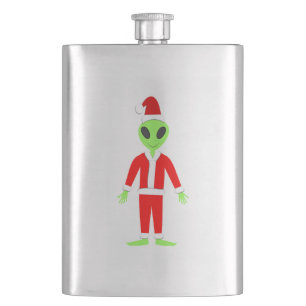 Petaca UFO Ho Ho Padre Navidad alienígena