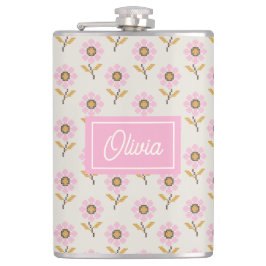 Petaca Ukrainian Folk Cross Stitch Floral Pattern