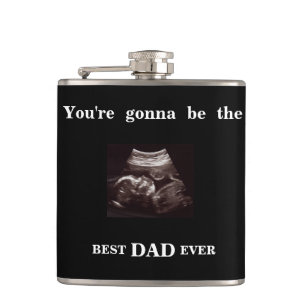 Petaca Ultrasonido negro eres el mejor papá