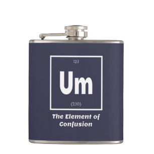 Petaca Um Elemento de la confusión química gracioso