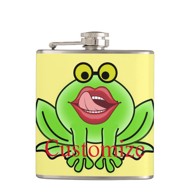 Petaca Un beso gracioso a una toad Thunder_Cove (Anverso)