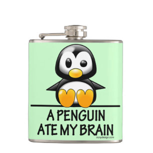 Petaca Un pingüino comió mi cerebro