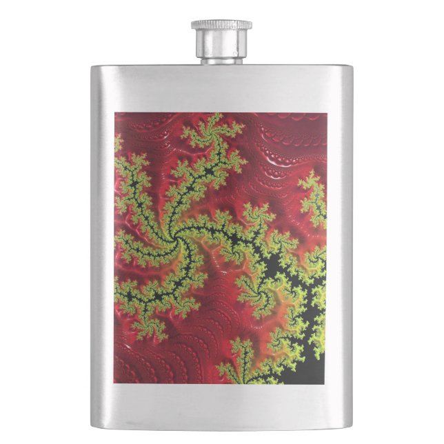 Petaca Un río recorre su matraz clásico (Anverso)