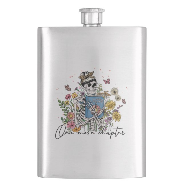 Petaca Un Skeleton floral más de capítulo (Anverso)