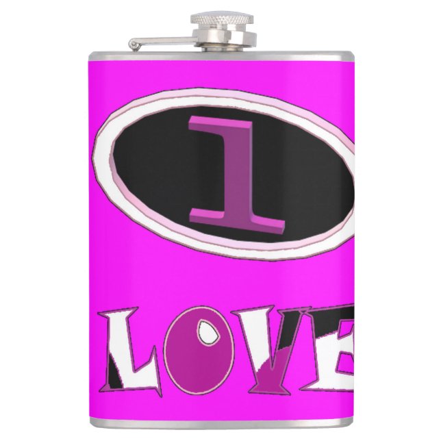 Petaca Una novia amiga rosa dice en voz alta (Anverso)