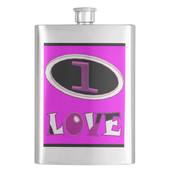 Petaca Una novia amiga rosa dice en voz alta (Anverso)