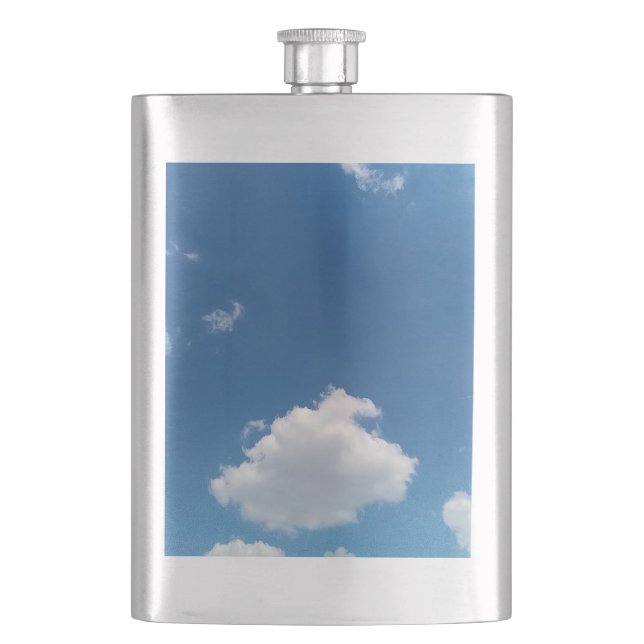 Petaca Una nube simple (Anverso)